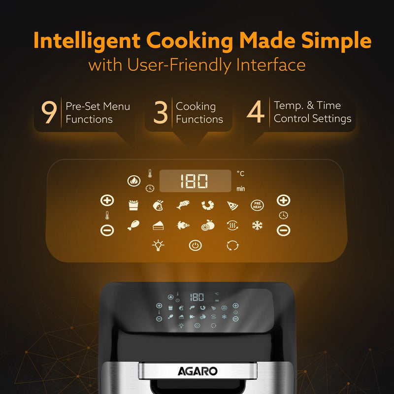 AGARO Regency Air Fryer - 1800 Watts - 12L-4