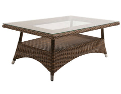 Italo Outdoor Sofa Set 2 Seater , 2 Single seater and 1 Center Table (Brown)