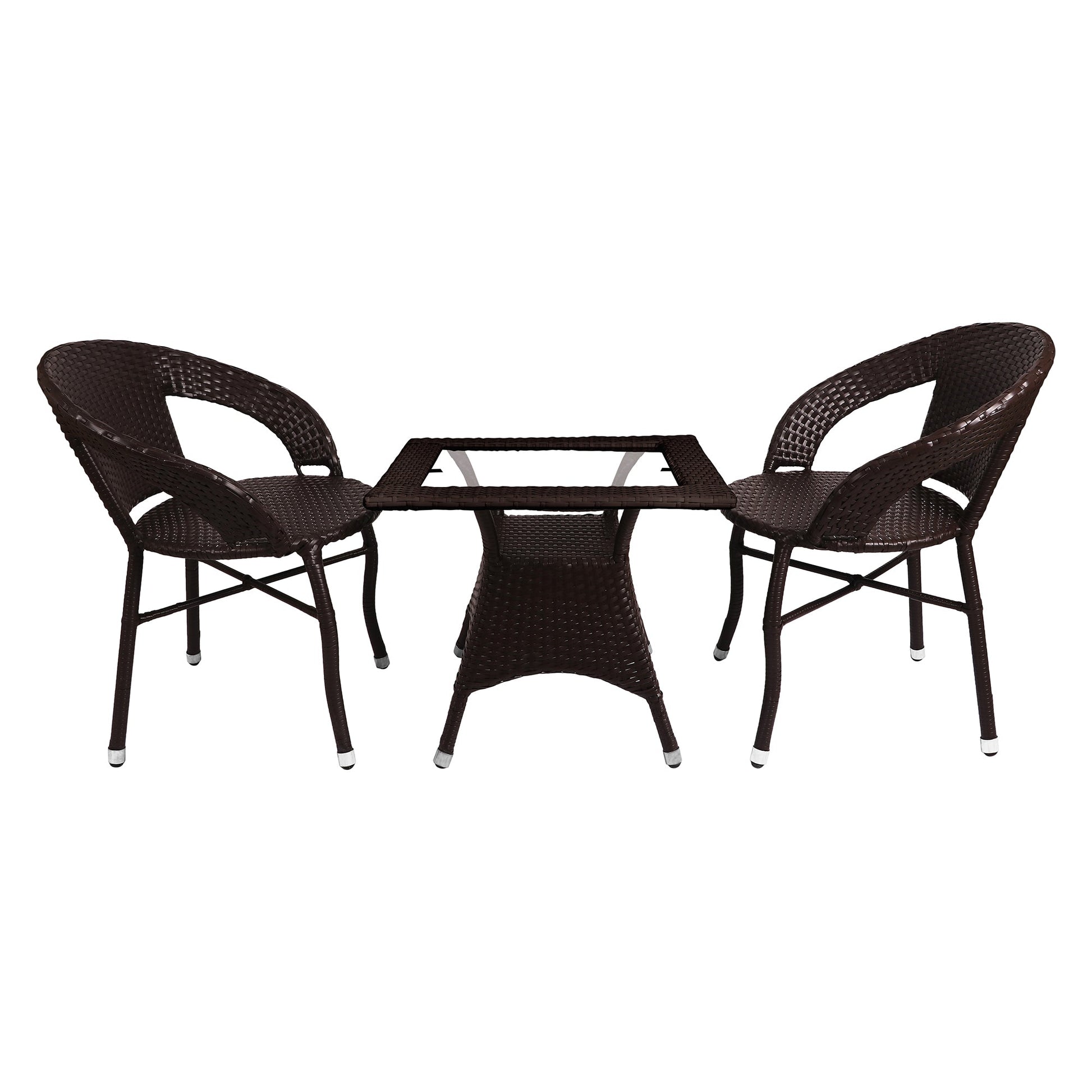 Hapit Outdoor Patio Seating Set 2 Chairs and 1 Table Set
