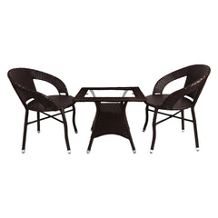 Hapit Outdoor Patio Seating Set 2 Chairs and 1 Table Set