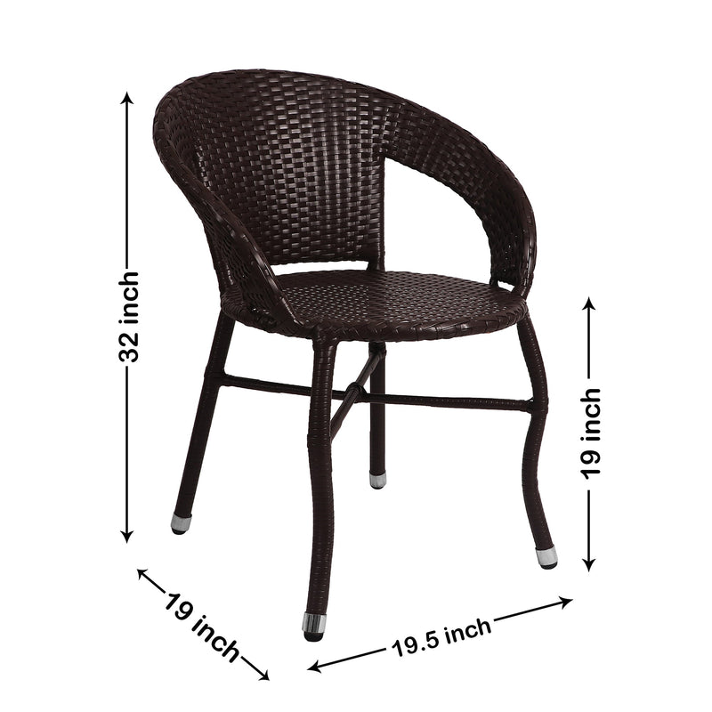 Bloom Outdoor Patio Seating Set 4 Chairs and 1 Table Set
