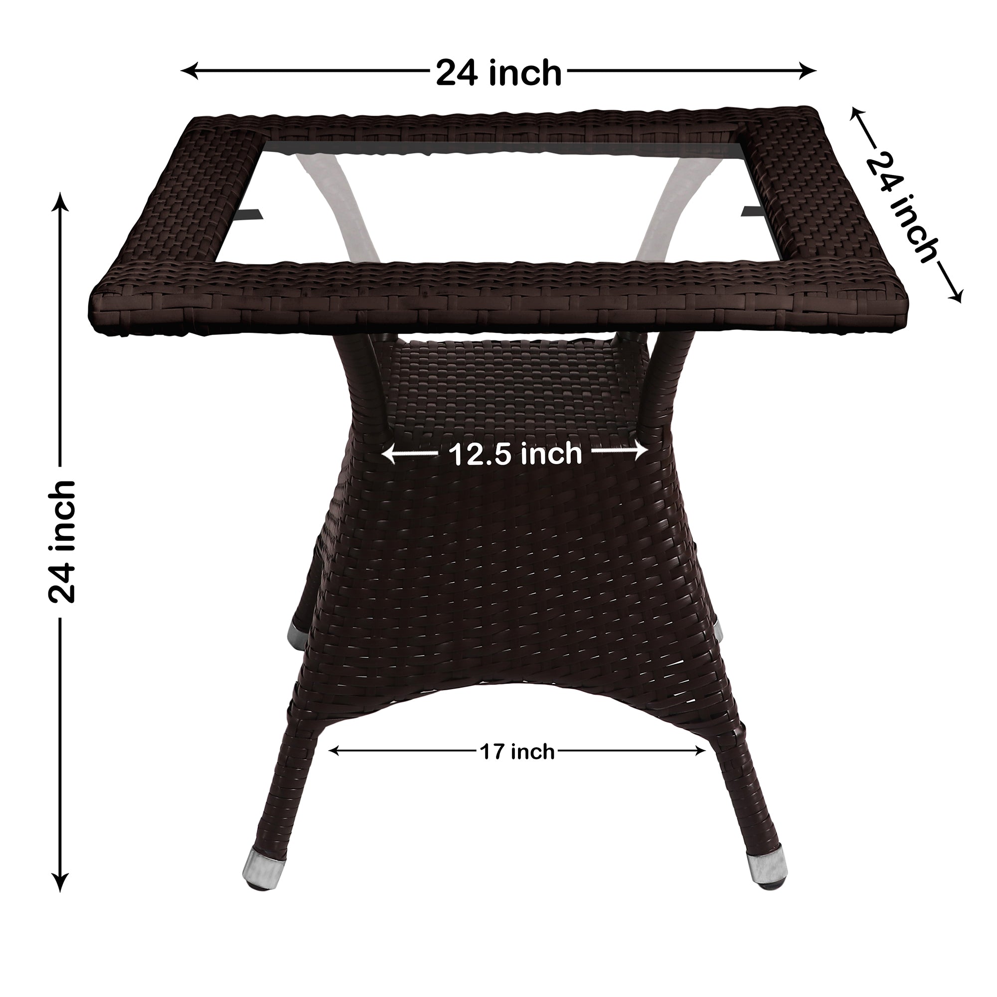 Bloom Outdoor Patio Seating Set 4 Chairs and 1 Table Set