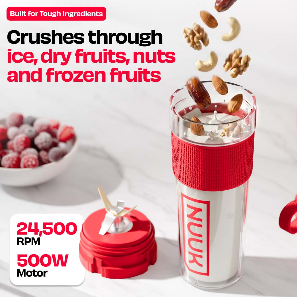KRUSH | Compact Mixer Grinder with Go Jar