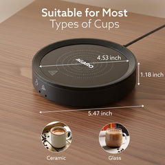 AGARO Regal Coffee Mug Warmer – Cup Heater for Coffee-Tea, Milk & Hot Drinks, Portable Electric Heating Pad with Constan