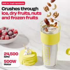 KRUSH | Compact Mixer Grinder with Go Jar