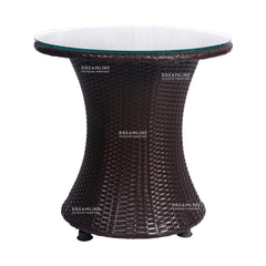 Coco Outdoor Patio Seating Set 2 Chairs and 1 Table Set (Dark Brown)