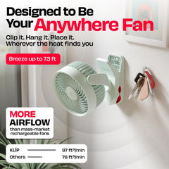 Personal Clip Fan with SharkGrip™ | KLĪP