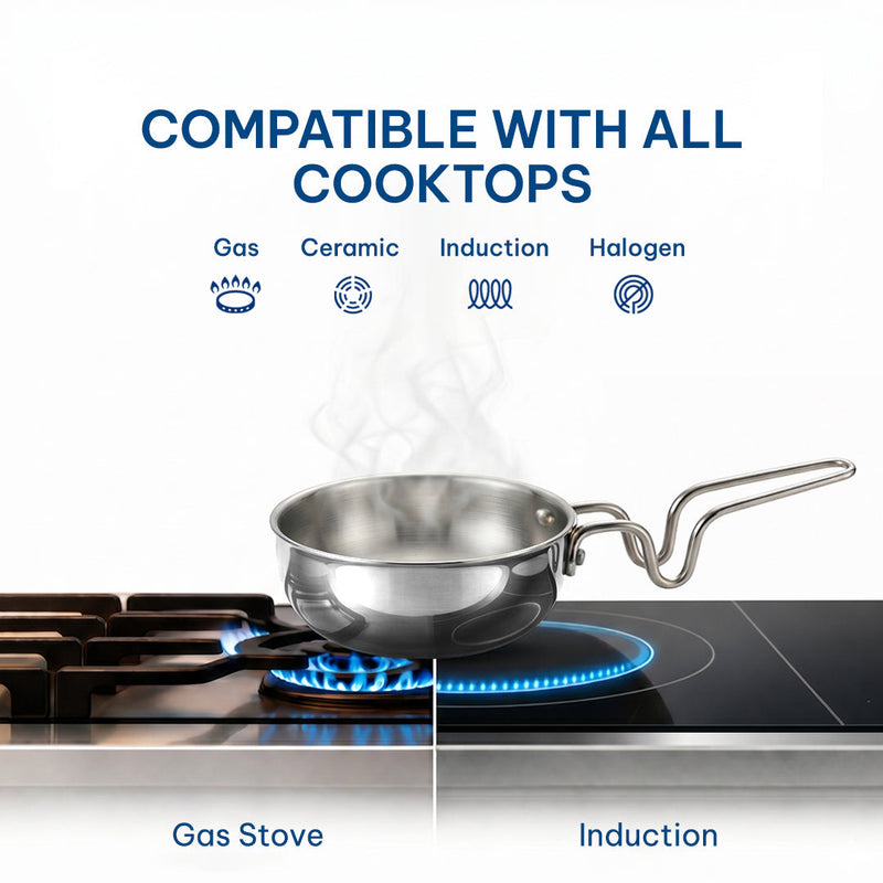 Triply Fry Pan + Tadka Pan