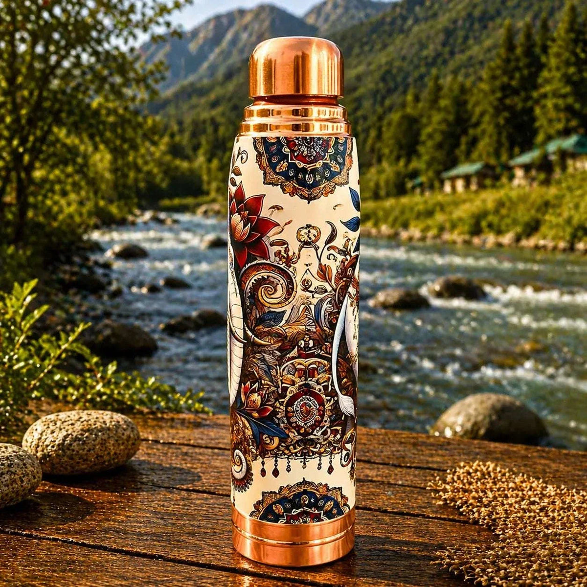 Copper Water Bottle (11.5 Inch)
