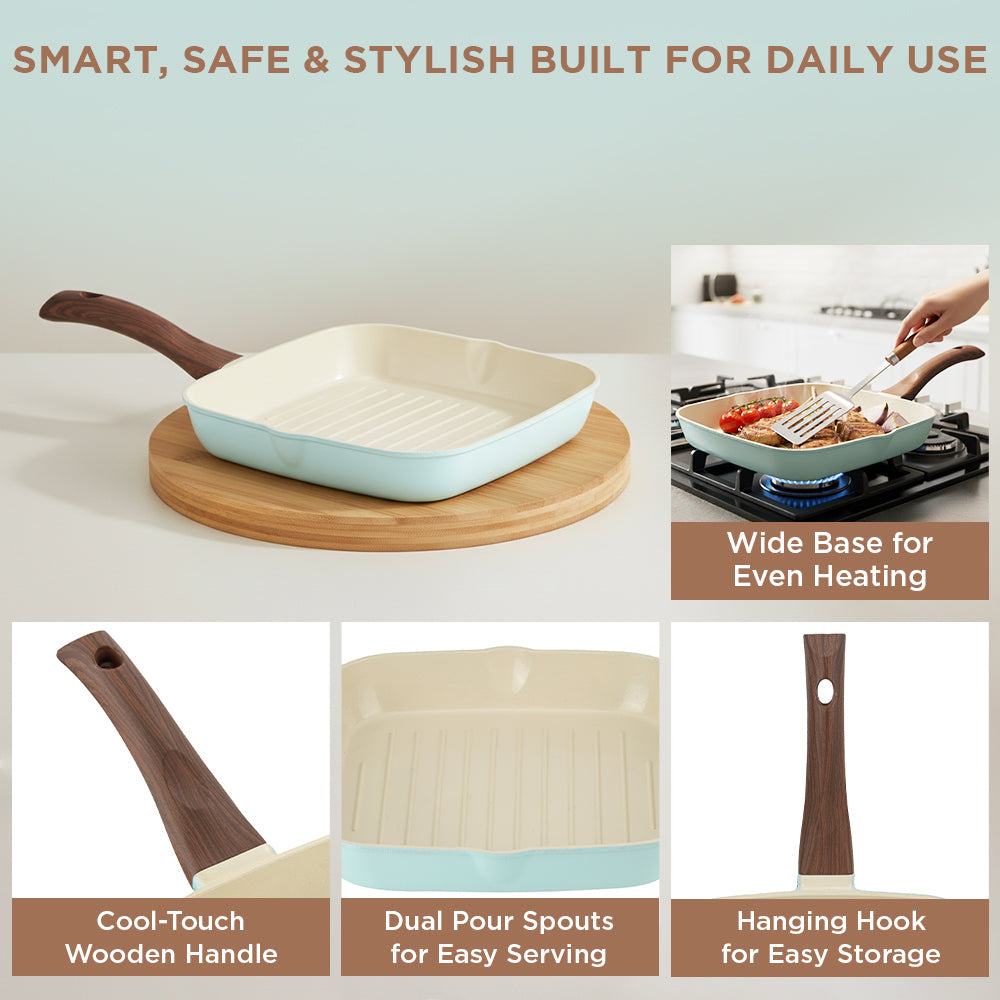 Vinod Ceravit Grill Pan Square - 24 cm