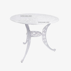 Rahel Cast Aluminium Garden Patio Seating 3 Chair and 1 Table Set