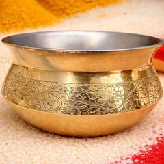Brass Royal Handi For Serving (3 Inch)
