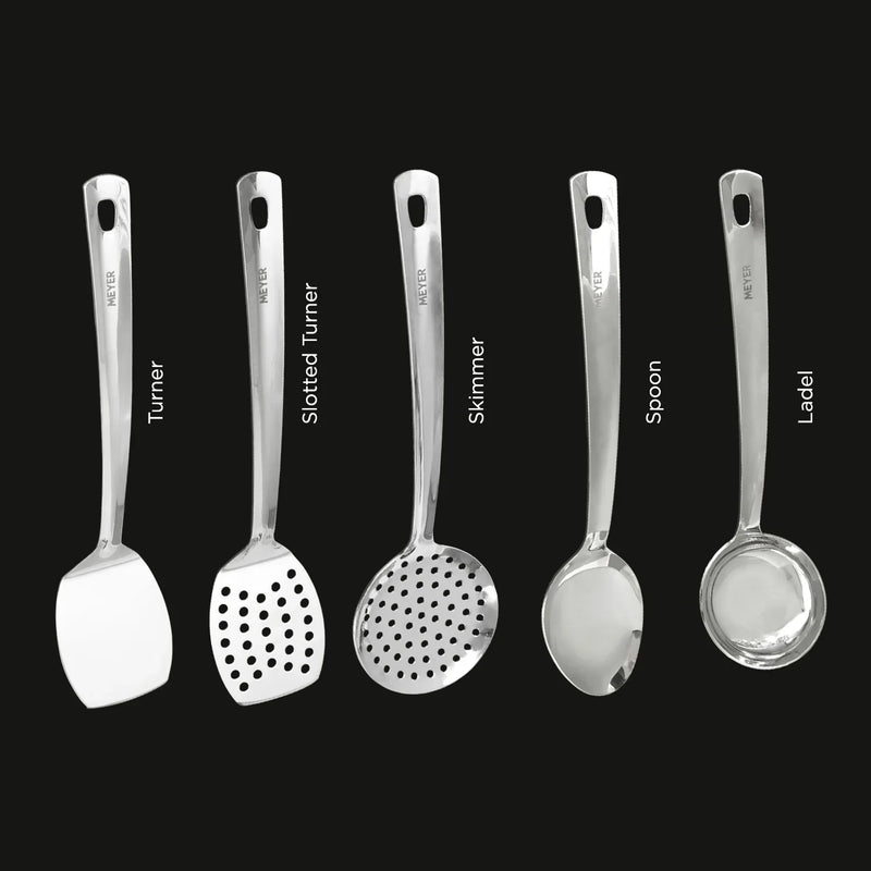 Meyer Stainless Steel Accessories 2 pcs set -  (Skimmer,32 cm + Ladle, 30cm )