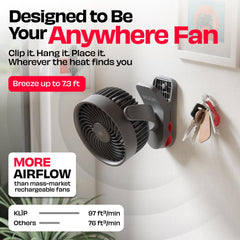 Personal Clip Fan with SharkGrip™ | KLĪP