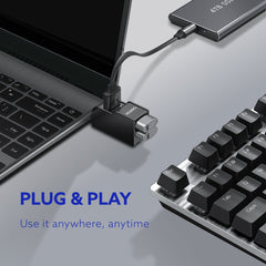 AGARO 3-Port USB Hub, USB 3.0 Data Hub with High-Speed 5Gbps Transfer-4