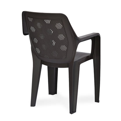 Nilkamal Hexa Plastic Chair with Arm Rest