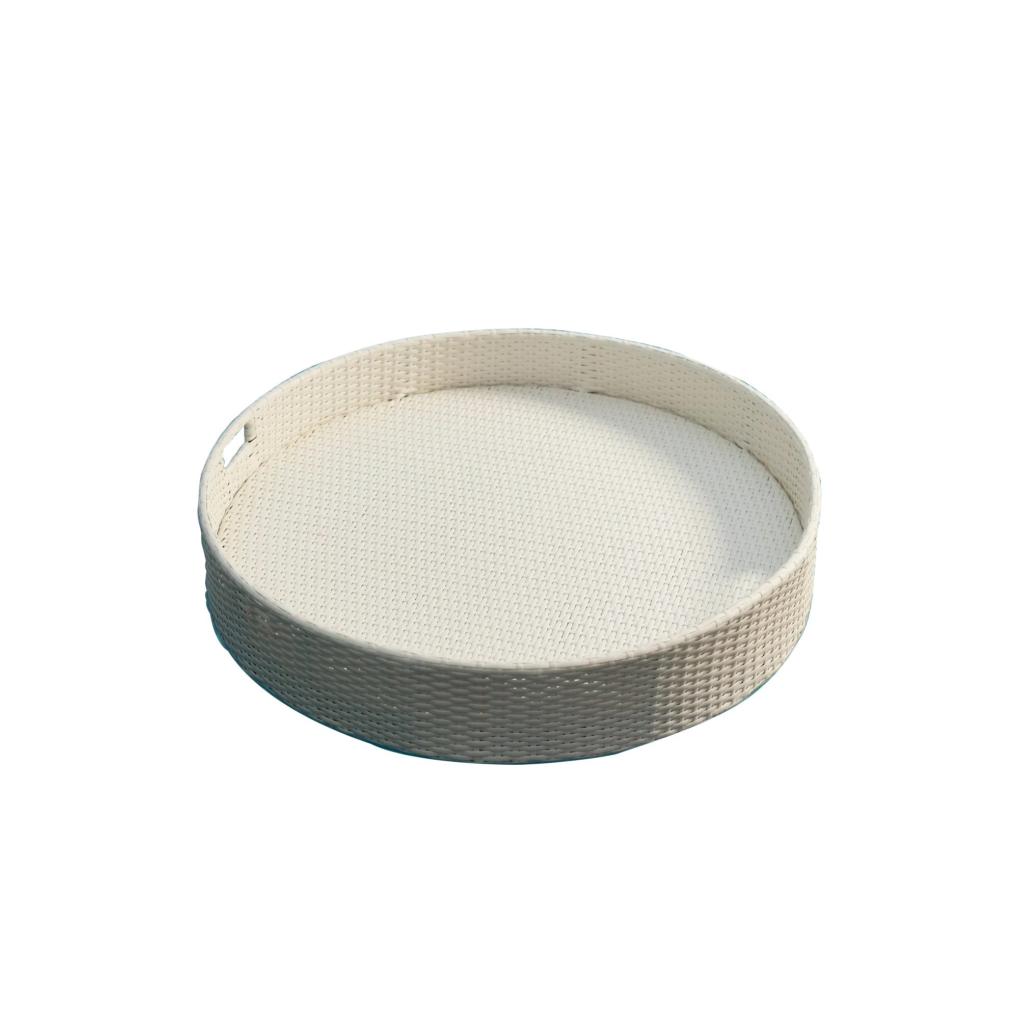 Ken Luxury Floating Serving Tray For Swimming Pool - White ( Round )