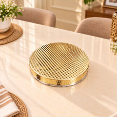 Copper/Brass Hammered Thali/Dinner Set