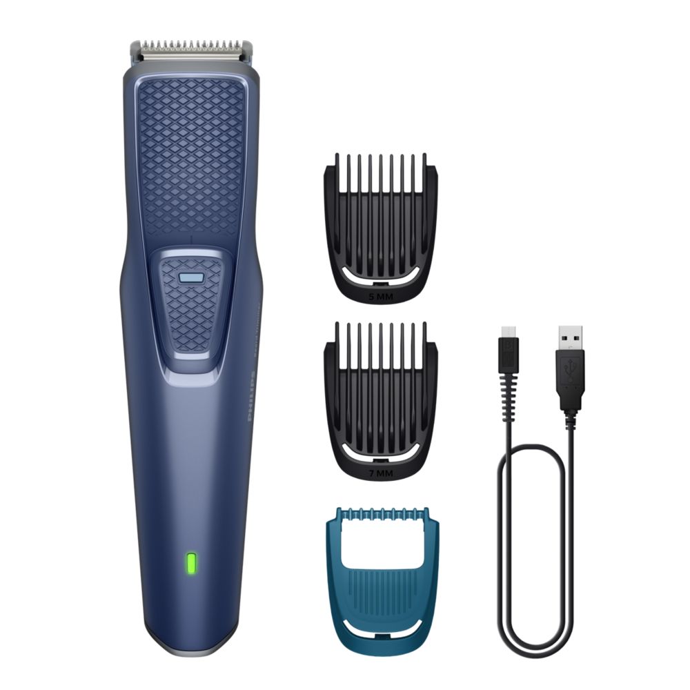 Philips Beard Trimmer 1000 Series, Self-Sharpening Blades, 30 min Runtime (BT1245/18)