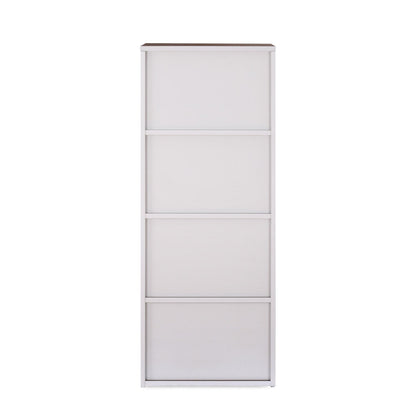 Nilkamal Halo 4 Tier Storage Cabinet (Legno Oak)