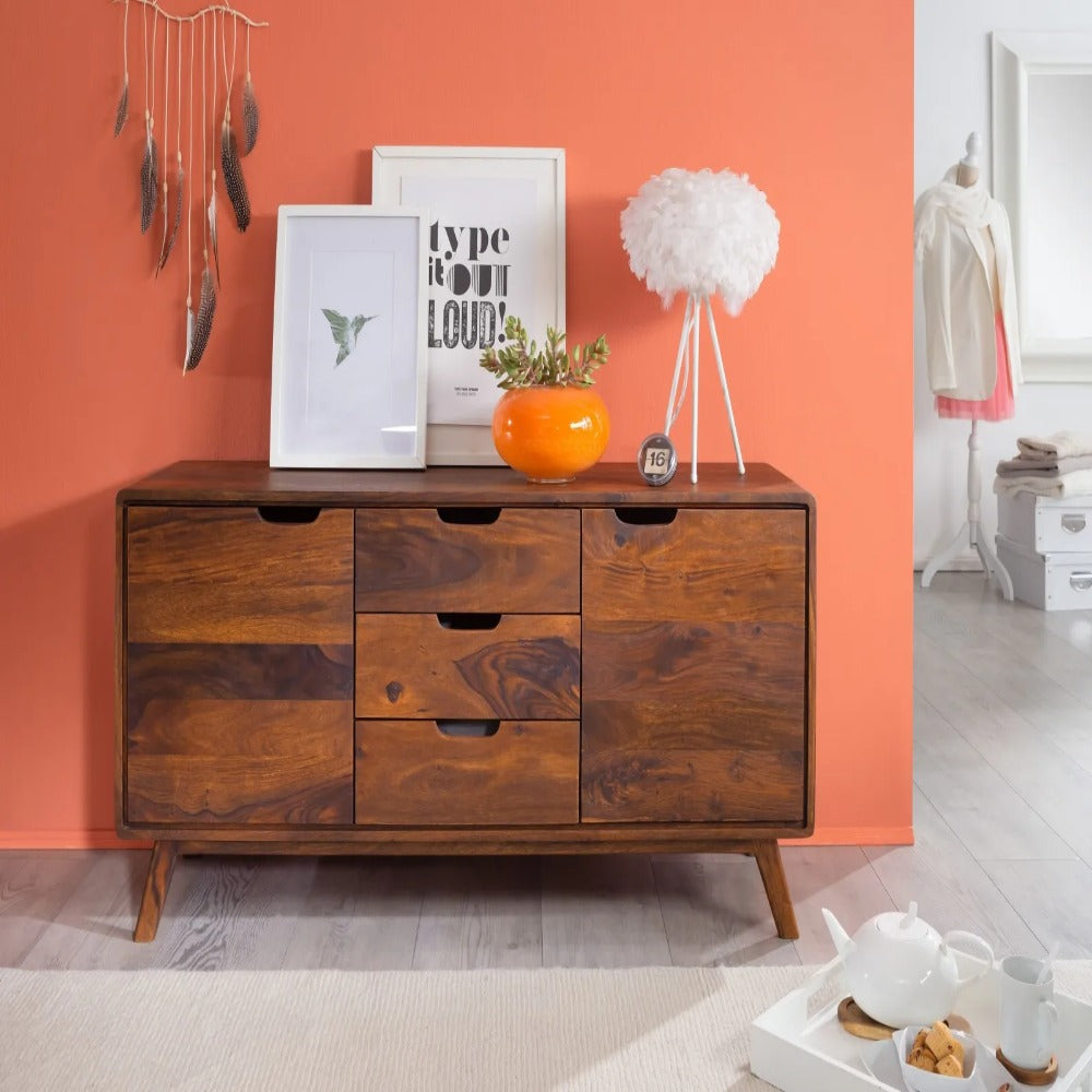 Bangalore  Solid Sheesham Wood Storage Sideboard With Drawer