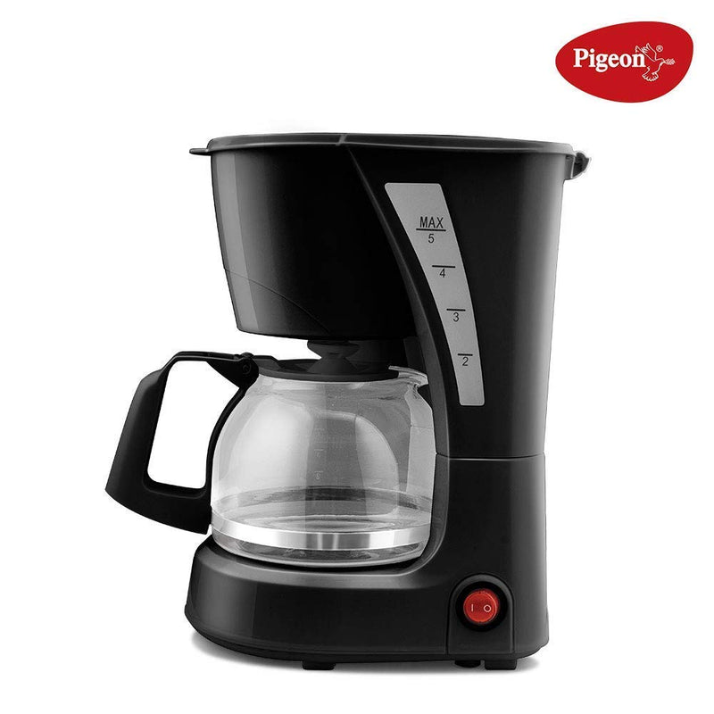 Pigeon Brewster Coffee Maker, 600 Watt, 5 Cups Drip Coffee maker (Black)