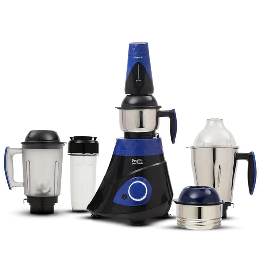Preethi Eco Fresh Mixer grinder | 750 Watt Mixie | Made fresh, stays fresh | Food Sense Technology| Grinding+ Storage jar | MG-282 