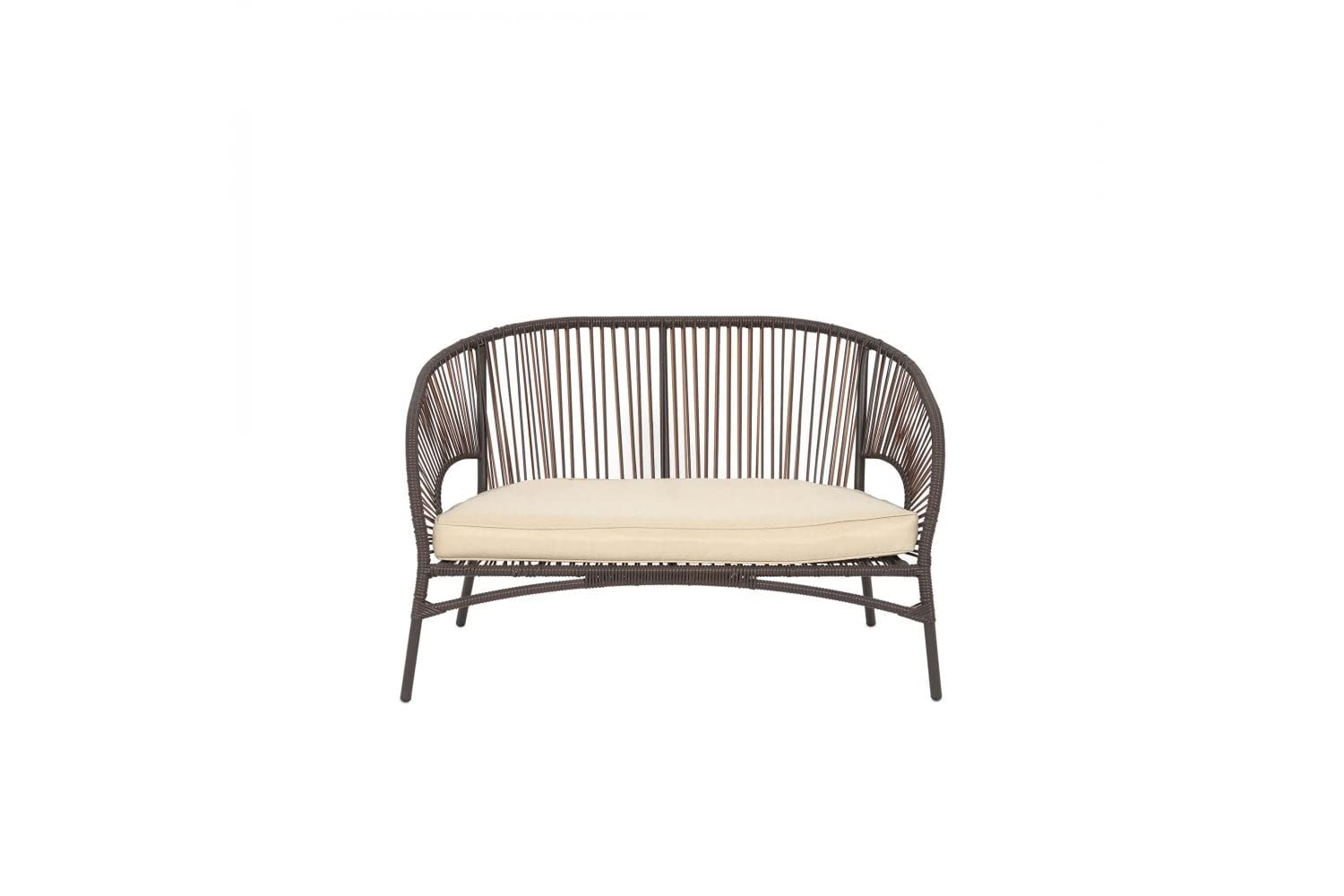 Arno Outdoor Sofa Set 2 Seater , 2 Single seater and 1 Center Table Set (Brown)