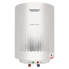 Maharaja Whiteline Energy Efficient Water Heater EDNIS NEO 10L | 4-Star Rated with Polymer-Coated Inner Tank, Smart Inlet Diffuser & Durable Metal Body | Long-Lasting Design with 5-Year Tank Warranty