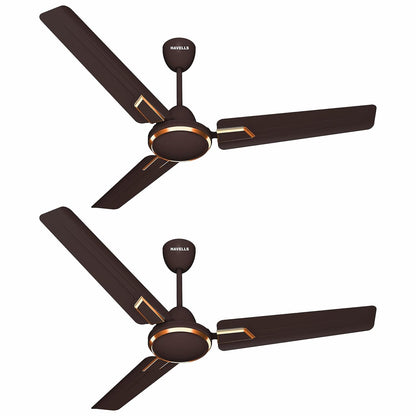 Havells 1200mm Andria Energy Saving Ceiling Fan (Espresso Brown, Pack of 1) 2 Star