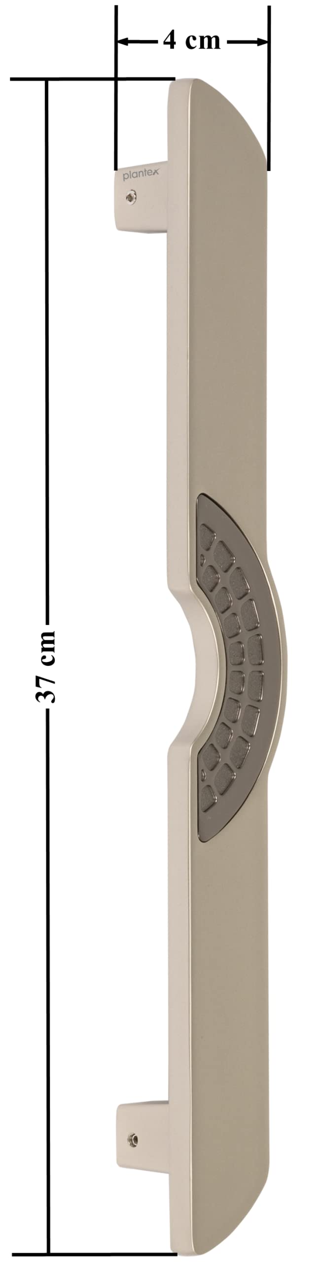 Plantex Ultron Door Handle/15 Inch Main Door Handle/Pull Push Door Handle/3 Years Warranty Pack of 1 (316,Satin and Grey Finish)-4