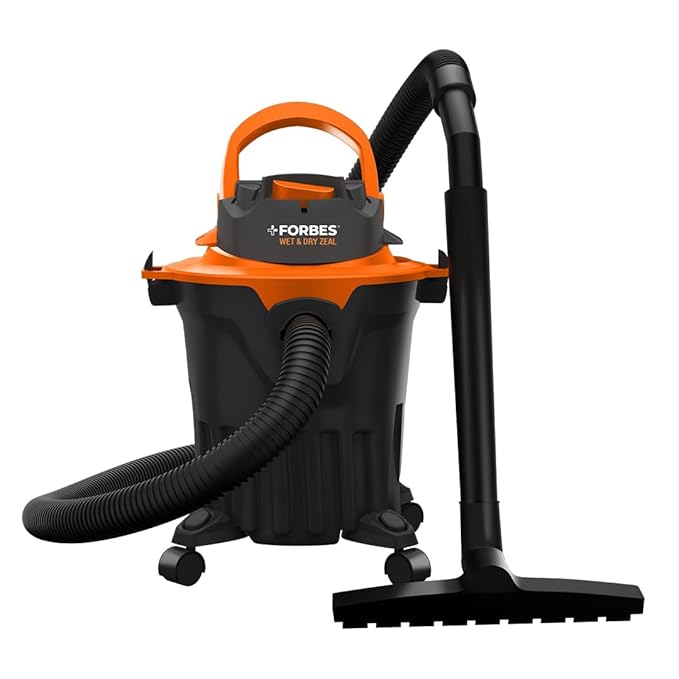 Forbes Wet & Dry Zeal Vacuum Cleaner – 7L Capacity, Compact Size, Blower Function, Sofa & House Cleaning Machine, Powerful Suction for Car & Multi-Surface Use