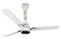 Khaitan Ornate Super BLDC 1200 mm Ceiling Fan with Remote | 5 Star (Pearl White)-1