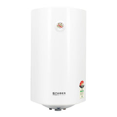 Faber Jazz Elite 35L Vertical Storage Water Geyser | Heating Indicator, 8 Bar Pressure, Titanium Glassline Coated Tank, 