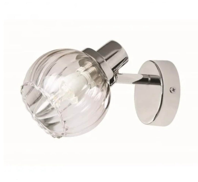 Philips 581881 Vista Single Wall Light (E14 LED Bulb not Included)