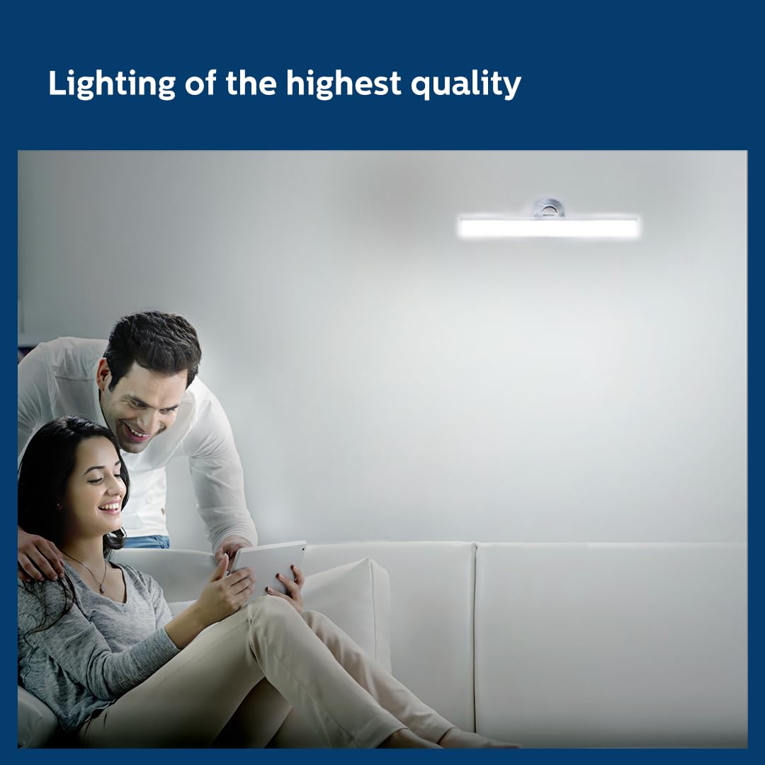 Philips T Beamer 20w Rechargeable Emergency Inverter LED Light Bulb, Cool Day White, Standard, b22d