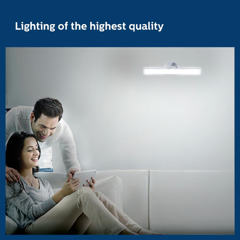 Philips T Beamer 20w Rechargeable Emergency Inverter LED Light Bulb, Cool Day White, Standard, b22d