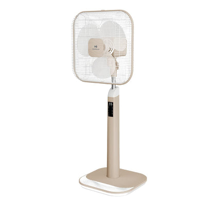 Havells 400mm BLDC Pedestal Fan | Remote Control | Upto 50% Less Power Usage | Sleep & Breeze Mode with Timer | Memory Backup | Jerk Free Oscillation, Smooth Swing Operation | White & Yellow | Sprint