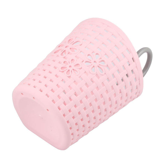 Dkriva Plastic Hanging Storage Basket/Dustbin Home,Kitchen,Office,Car,Bathroom Storage Basket Shelf with Hooks (Multicolor) (1-PCS)