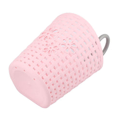 Dkriva Plastic Hanging Storage Basket/Dustbin Home,Kitchen,Office,Car,Bathroom Storage Basket Shelf with Hooks (Multicolor) (1-PCS)