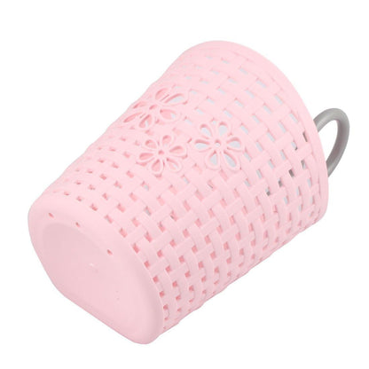 Dkriva Plastic Hanging Storage Basket/Dustbin Home,Kitchen,Office,Car,Bathroom Storage Basket Shelf with Hooks (Multicolor) (1-PCS)