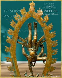 Shiva Tandavam Panchaloha Bronze Icon - 12"- Timeless Collection