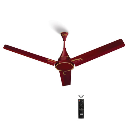 KUHL Prima A3 1200mm BLDC Ceiling Fan with Remote | INR 300 Off on Exchange | 5-Star Rated | High Airflow | Saves up to 65% Electricity | 5-Year Warranty | Ivory
