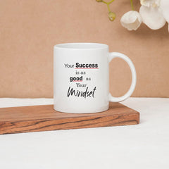Clay Craft Fine Ceramic Start Your Morning Printed Milk/Coffee Mug 1 Piece 360 ml