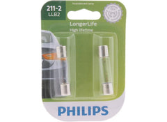 Philips 211-2 LongerLife Miniature Bulb, 2 Pack (Pack of 2)