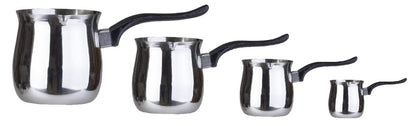 Dynore Stainless Steel 4 Pcs Tea/Coffee/Gravy and Butter Warmer Set- 1000,720,360 and 180 ml
