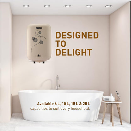 Usha Aquagenie Neo 25 Litre Storage Water Heater with Free Installation (Sky Blue)