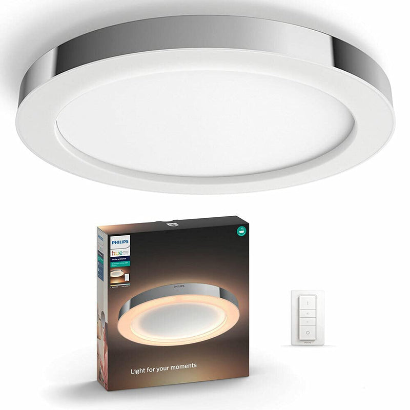 Philips Hue Adore Bathroom Smart Ceiling Light (White Ambiance) 40 Watts (Compatible with Amazon Alexa