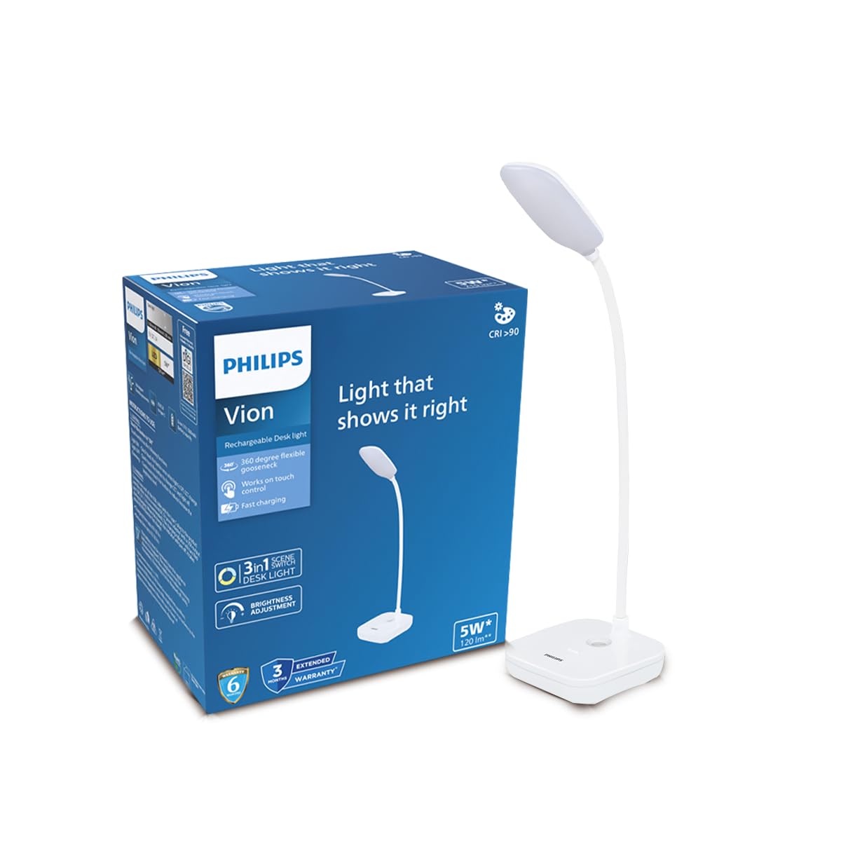 Philips 5W VION White LED Desk Light