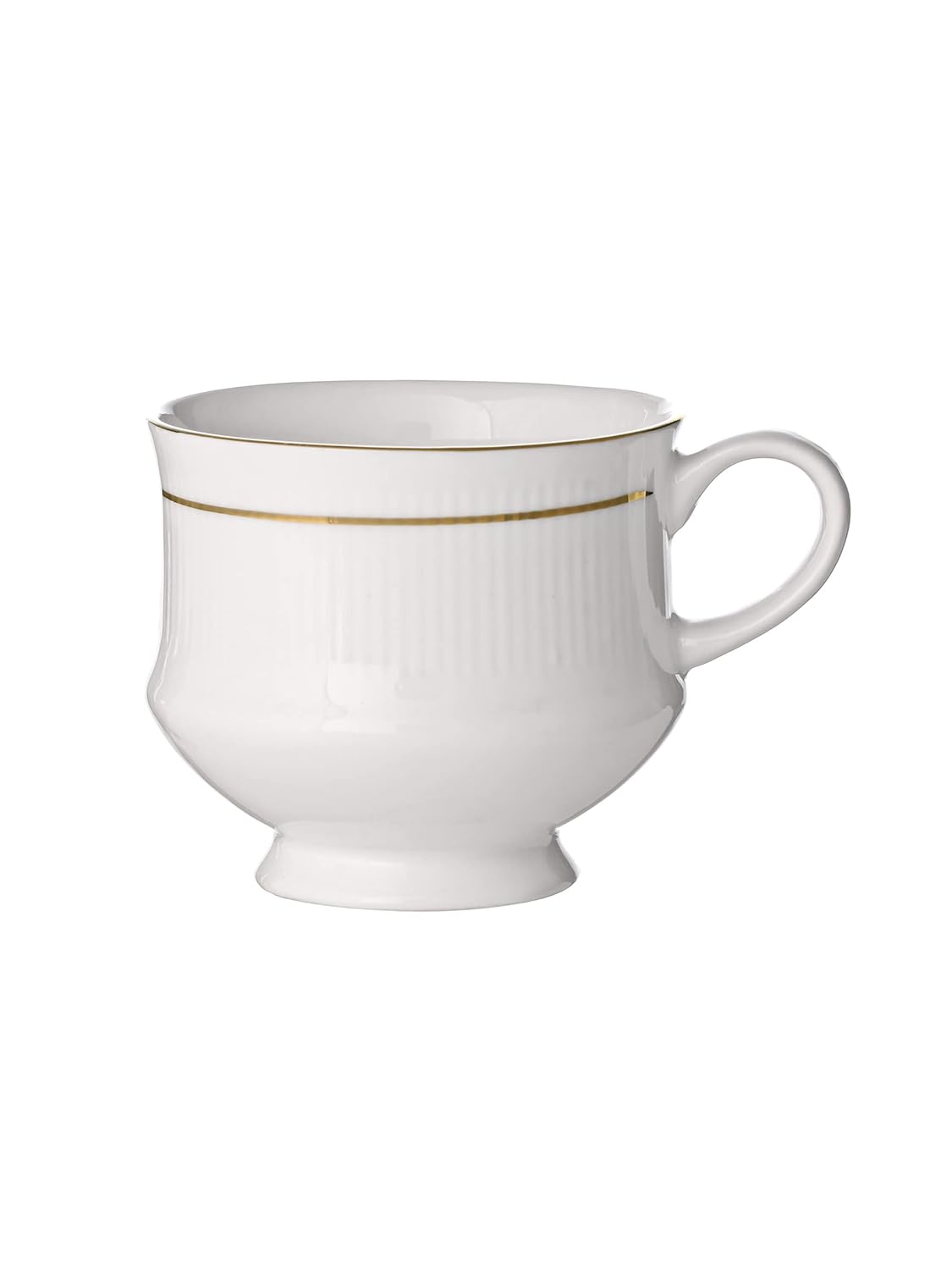 Clay Craft Mona Cup & Saucer GL 110 Series, 210ml, Set of 12 (6 Cups + 6 Saucers)